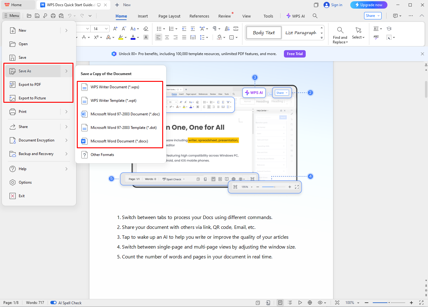 Edit and Back Up Your File Safely
