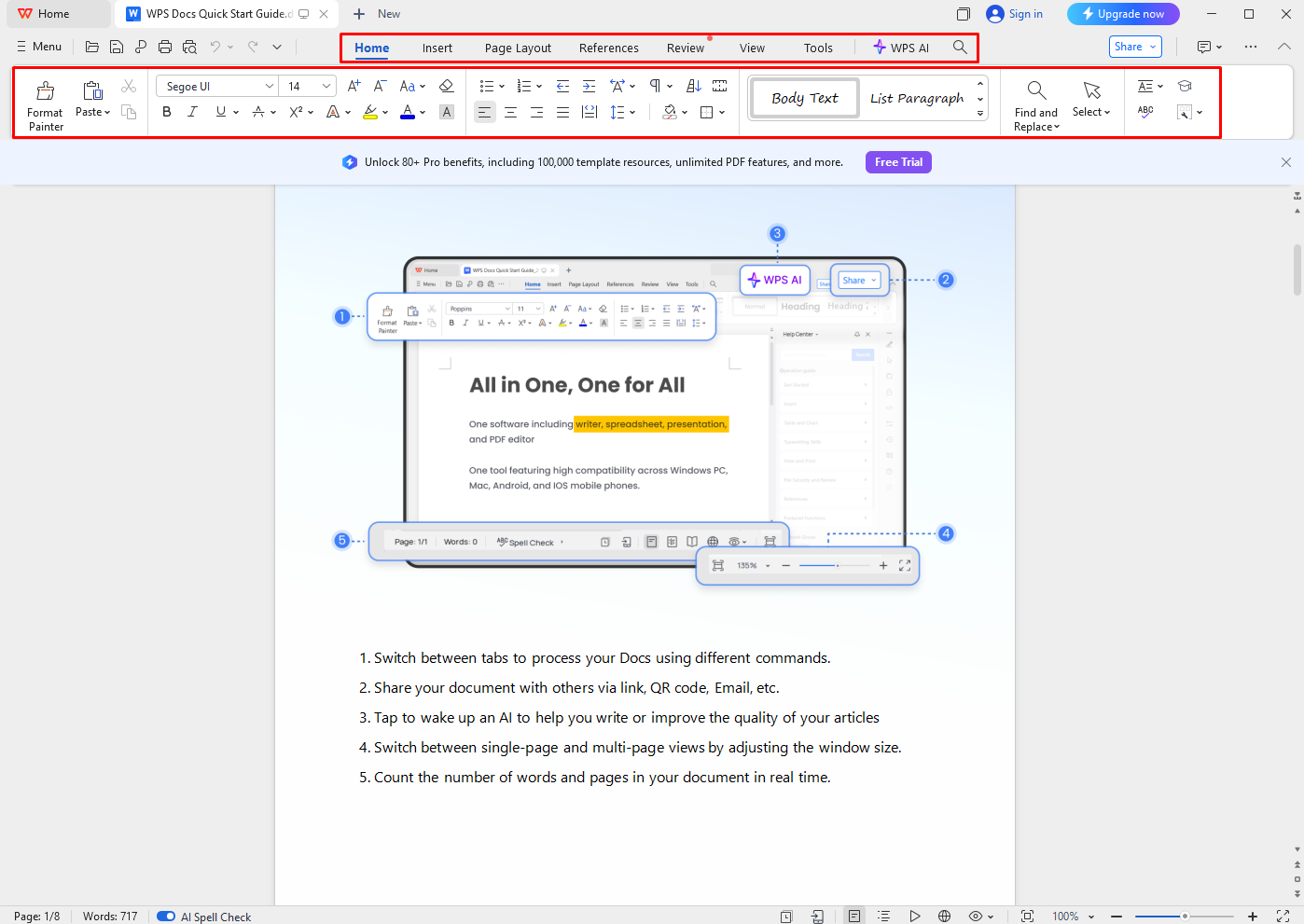 Open Your Word File or Create One