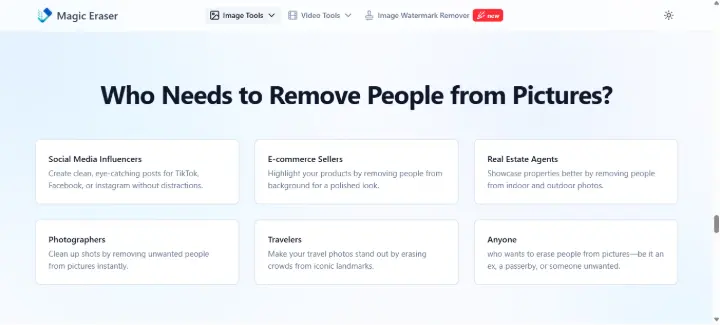 Remove People from Photos